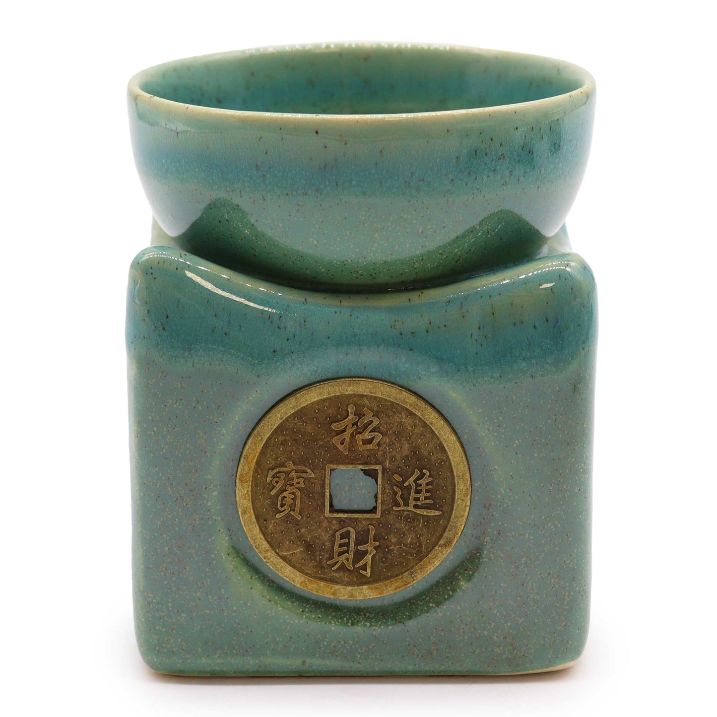 Quemador de Aceite Grande - Moneda de la Suerte - Jade